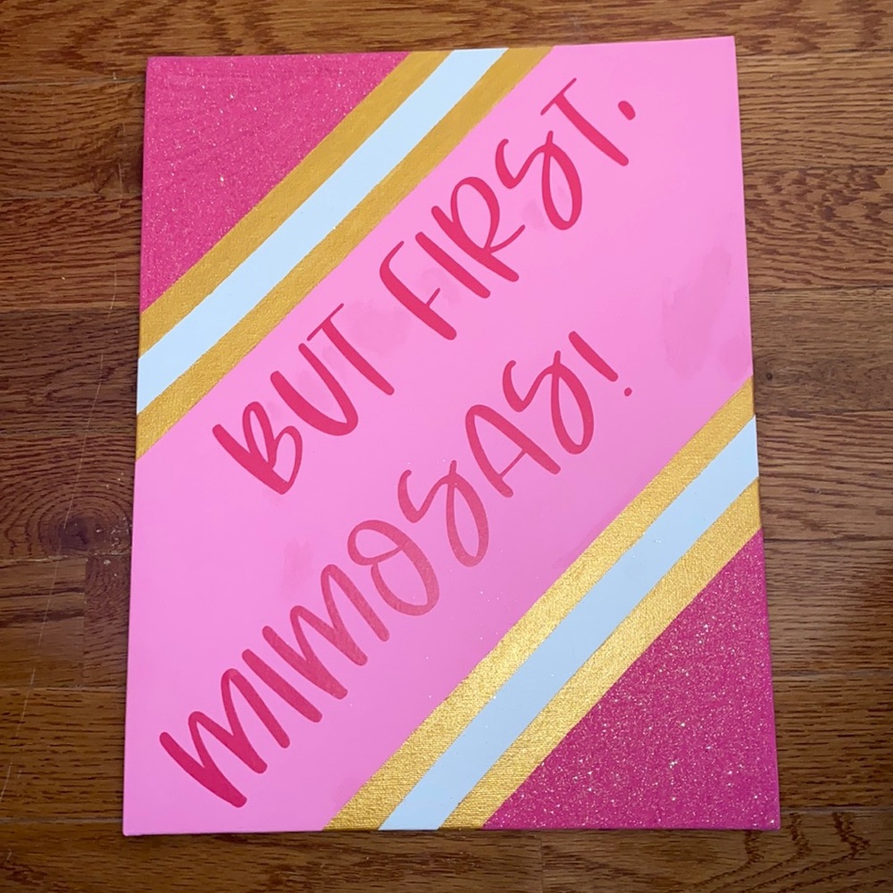 Cute canvas for decor or party supplies